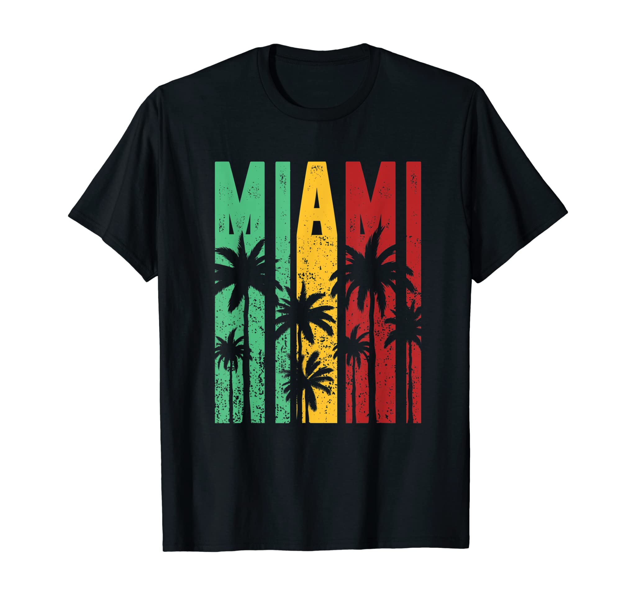 Retro Florida Miami Beach Summer Vacation Souvenir Gift T-Shirt