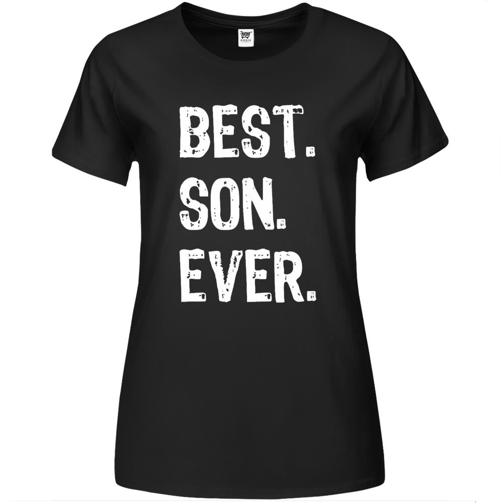 Best Son Ever Funny Gift T-Shirt Christmas Premium Womens T Shirts