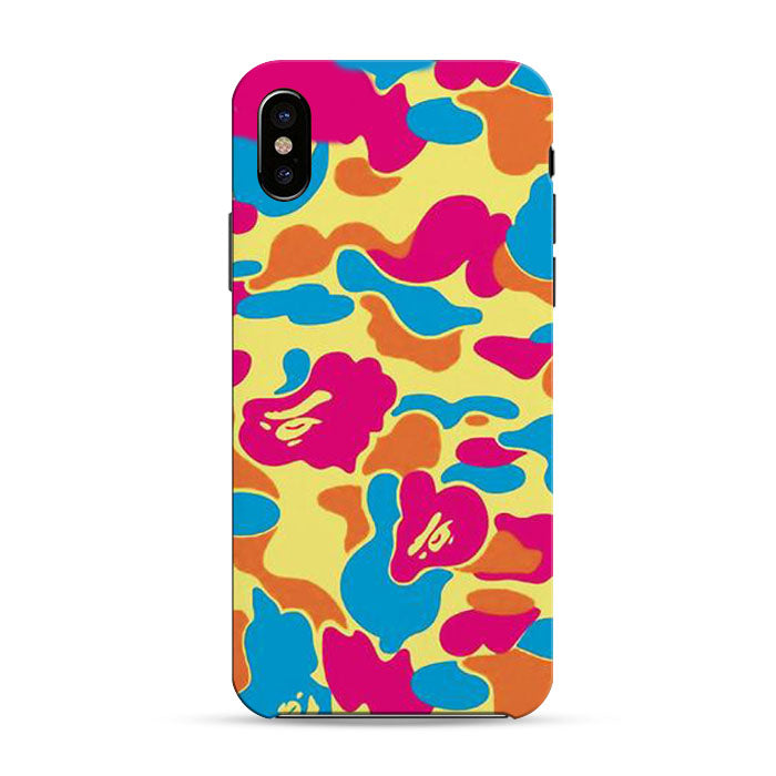 Bape Camo Candy iPhone X 3D Case