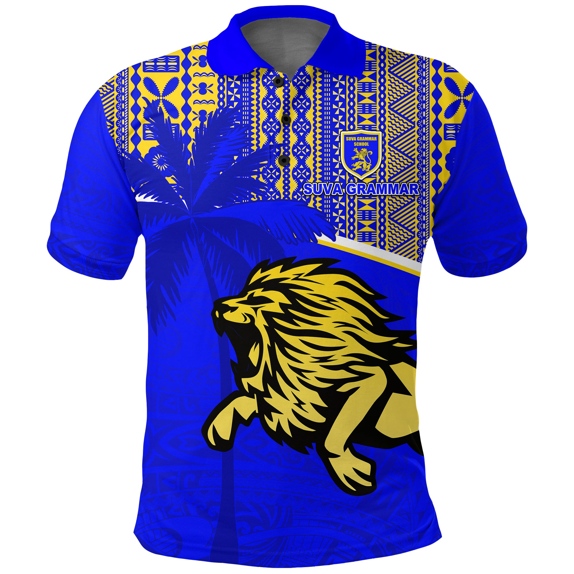 Suva Grammar School Polo Shirt Spirit Lion Lt13