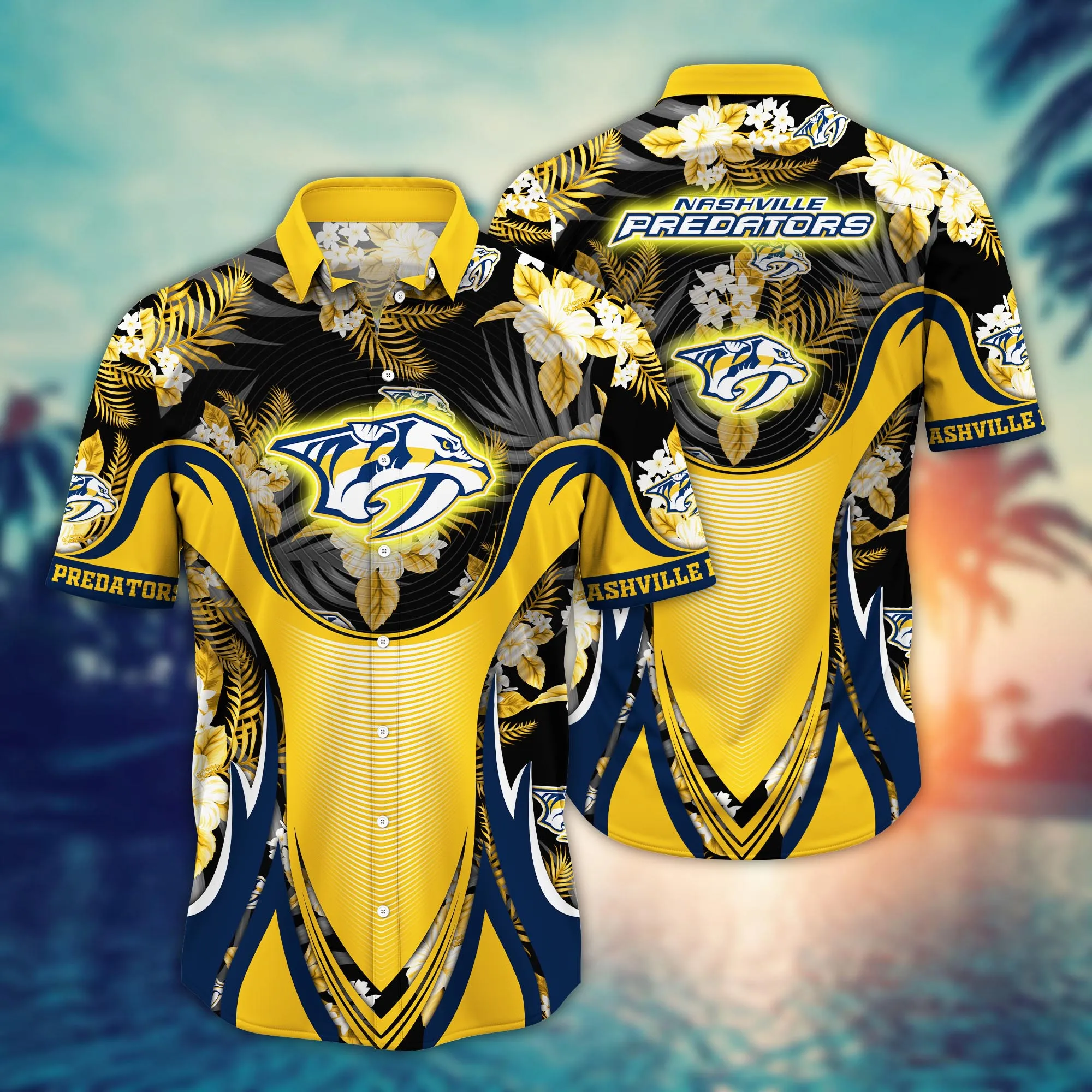 Nashville Predators Nhl Hawaiian Shirt Balmy Aloha Shirt