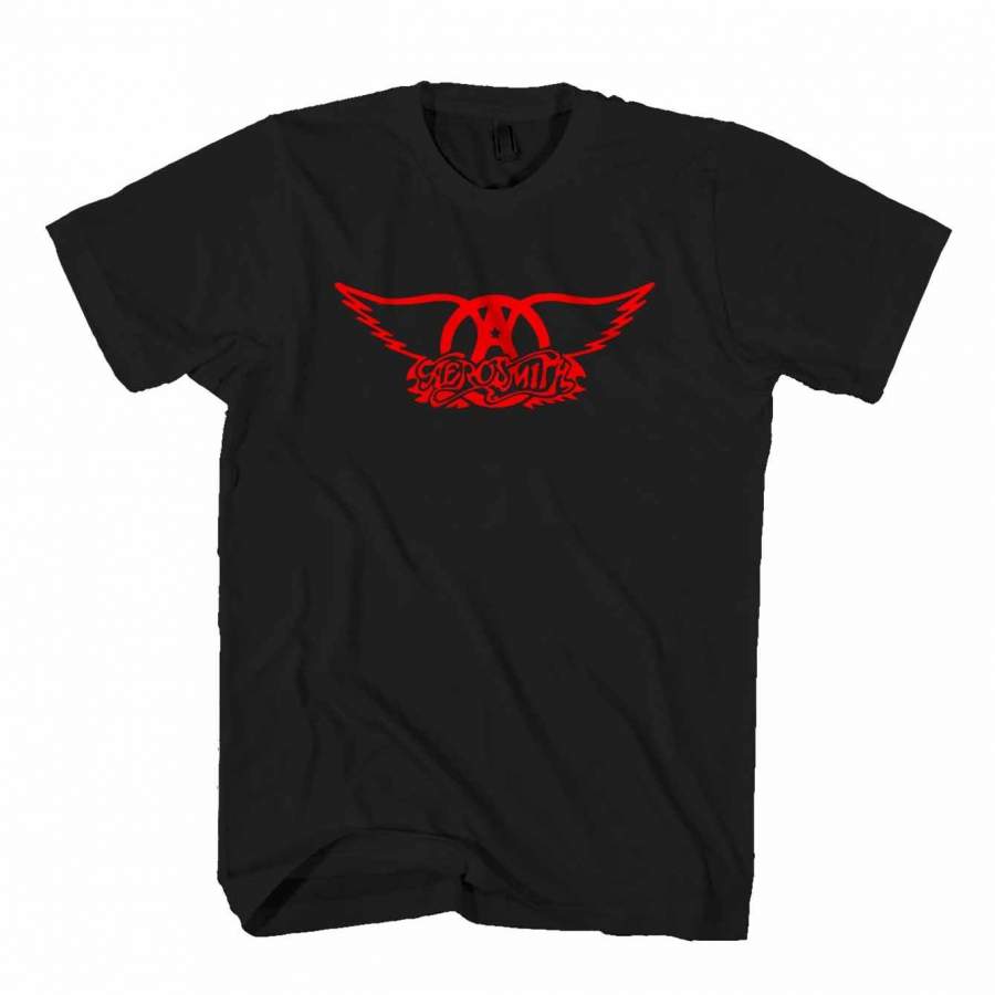 Aerosmith Logo Hard Rock 80’s 70’s Vintage Man’s T-Shirt