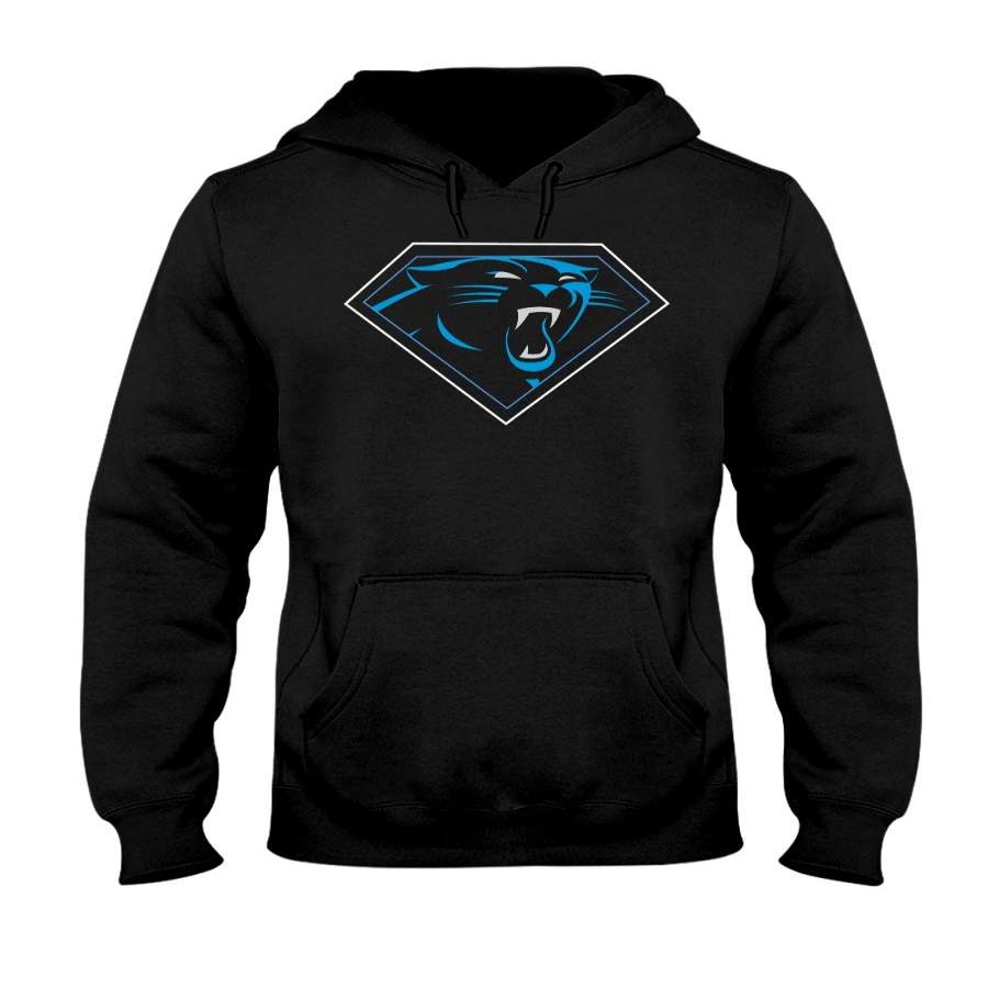 Fortuitous Carolina Panthers – SM Logo Panthers Pullover Hoodie