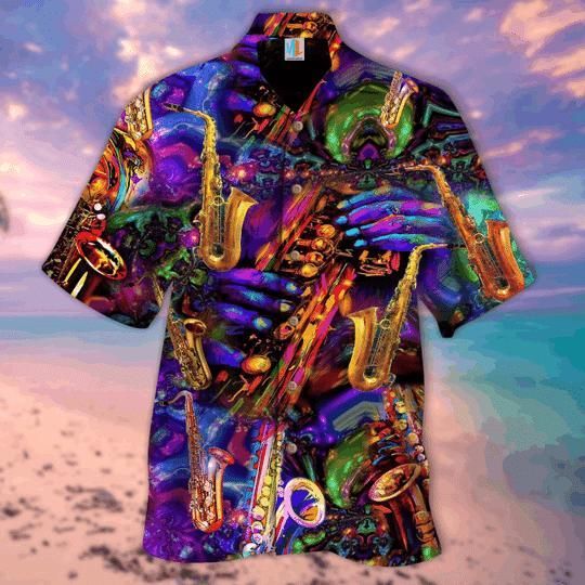 Saxophonist Aloha Hawaii Shirt Colorful Short Sleeve Summer Beach Casual For Men And Women Ha53458