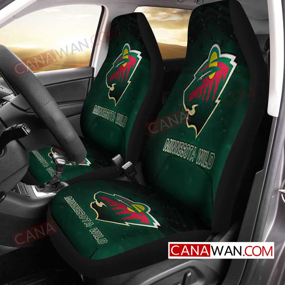 Minnesota Wild Style011 3D Customized Personalized Car Seat Cover