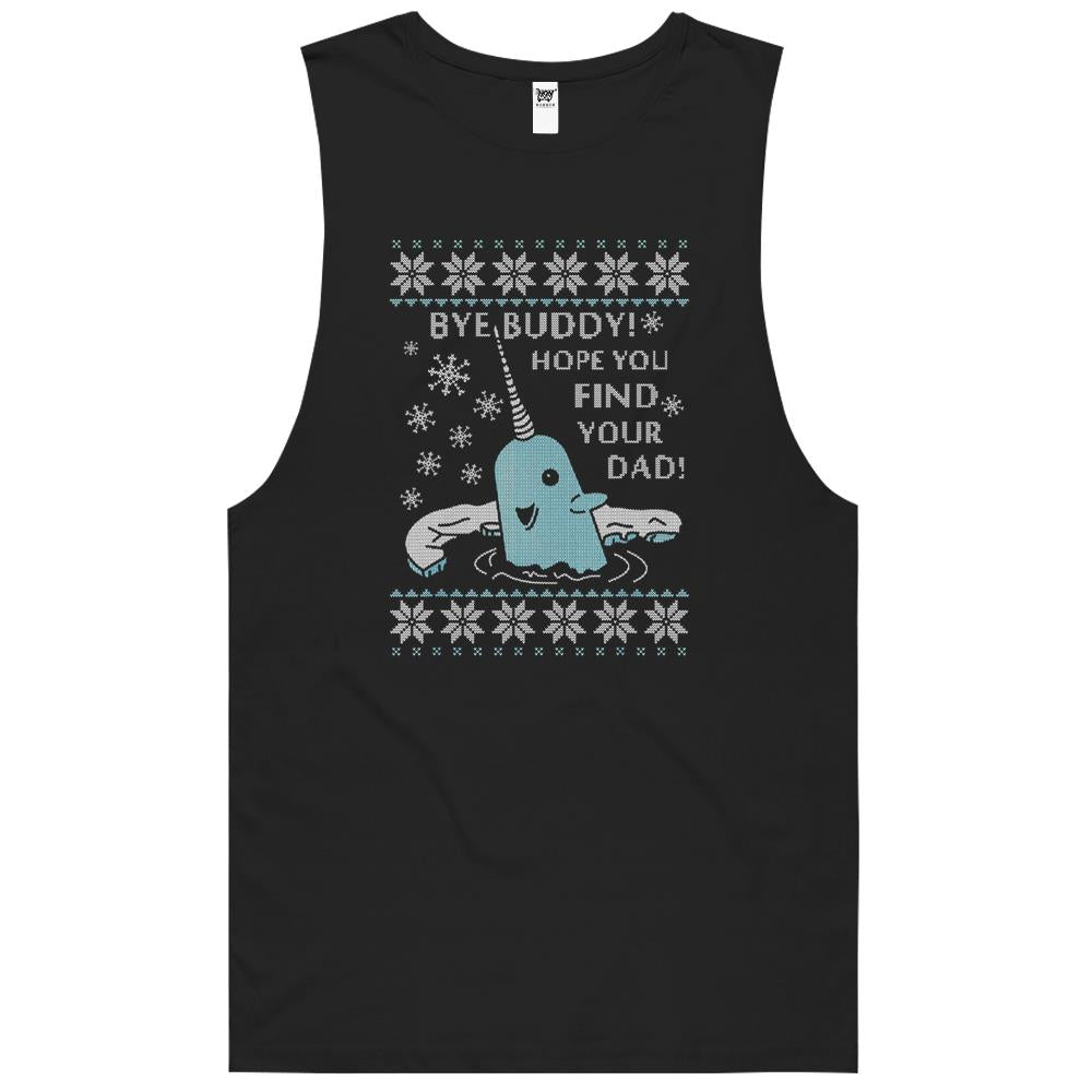 Bye Buddy H-Ope You Find Your Dad Ugly Christmas Tank Top