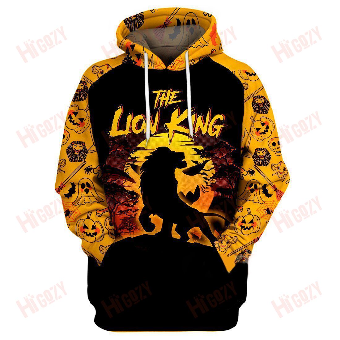 Baeelly™ Hakuna Matata Happy Halloween All Over Print Hoodie T-Shirt- Mt669