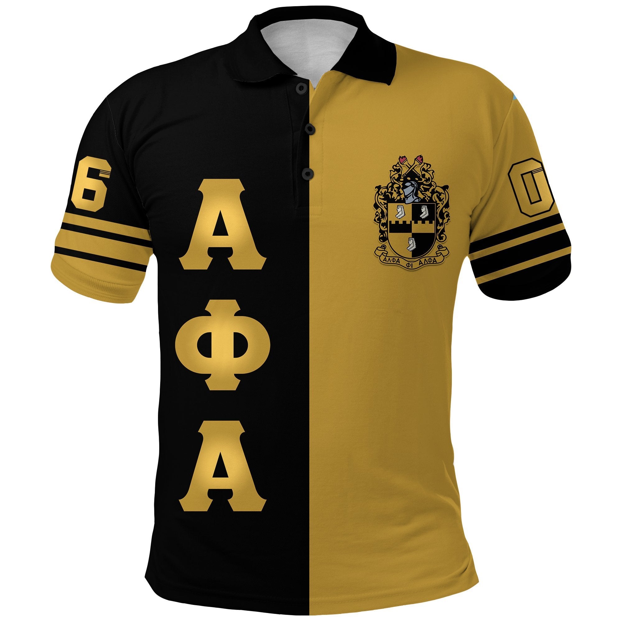 Alpha Phi Alpha Polo Shirt Half Style Lt13