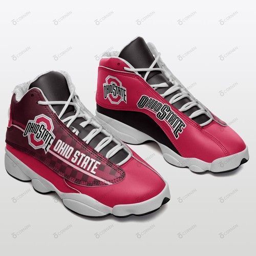 Ohio State Buckeyes Air Jordan 13 346 Shoes Sport Sneakers
