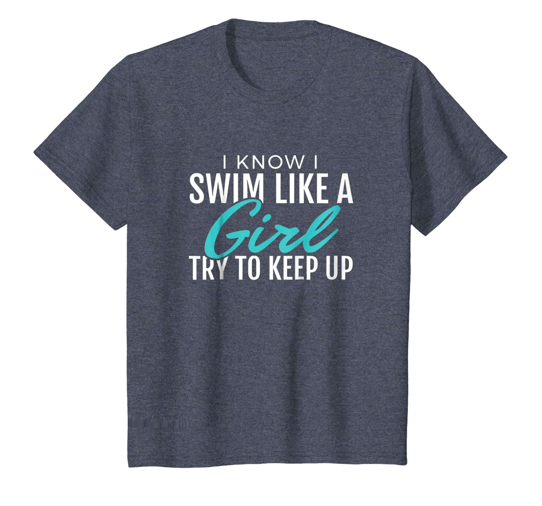 Swim Like Girl Tshirt Gift Women Ladies Girls Swimming Shirt