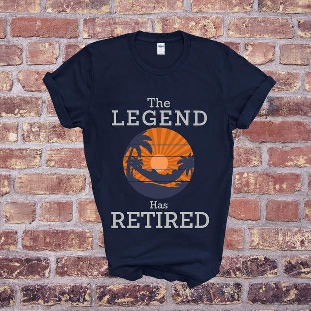 The Legend Has Retired Shirt, Retirement Tshirt, Retirement Tshirt for Man, Retirement Gift, Retirement Gift For Man, Grandad tshirt