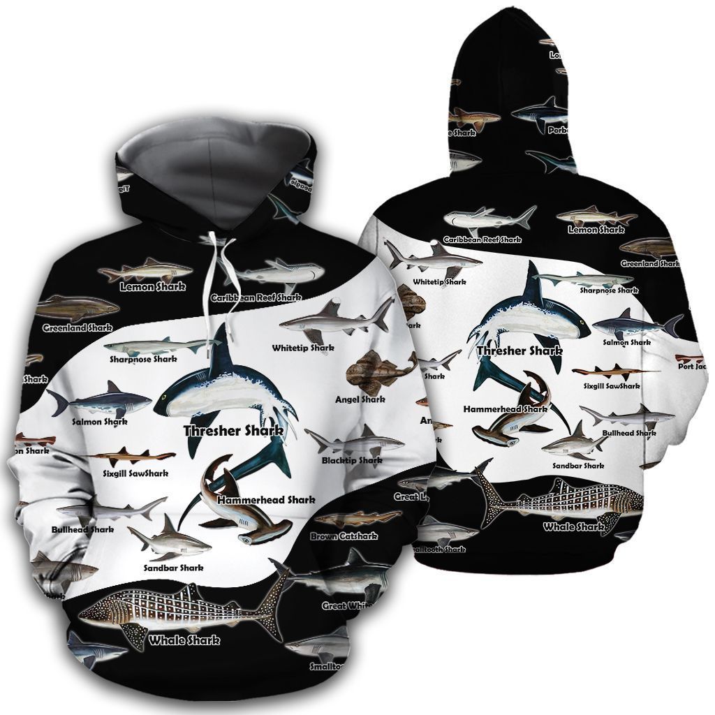 Sharks 3D Hoodie For Sharks Lovers