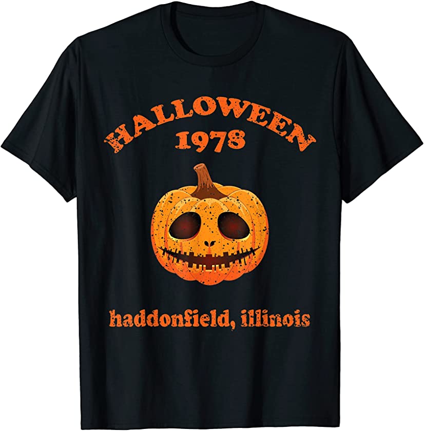 Holiday Spooky Scary Pumpkin Haddonfield Halloween 1978 T-Shirt