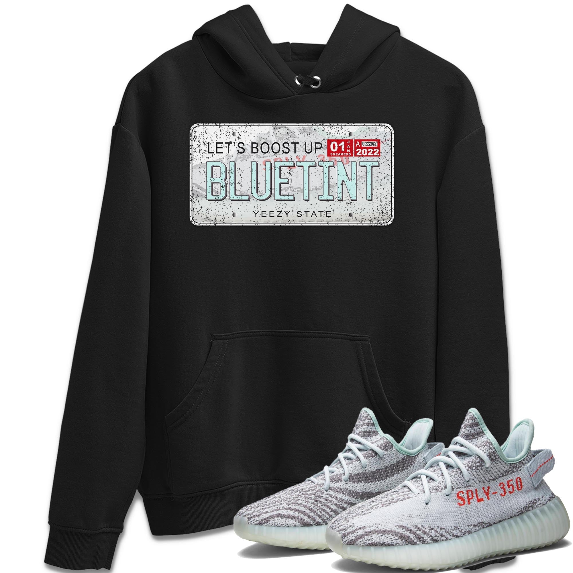 Yeezy Plate Hoodie – Yeezy 350 V2 Blue Tint