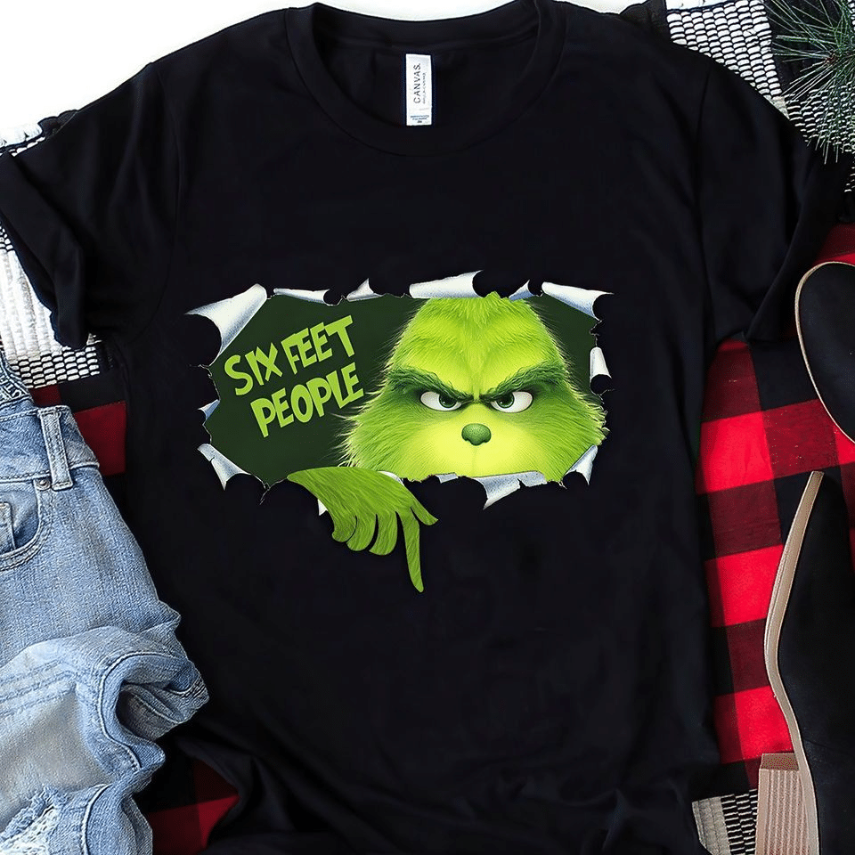 The Grinch Six Feet People Hoodie Sweater T-Shirt