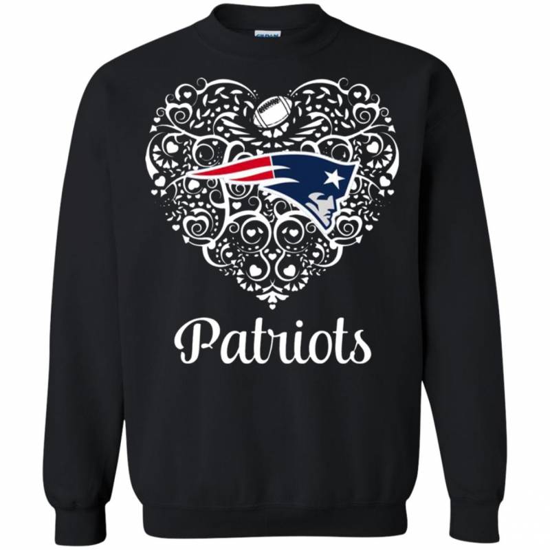 New England Patriots Lace Heart Shirts