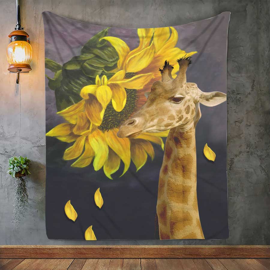 Lovely Giraffe Blanket