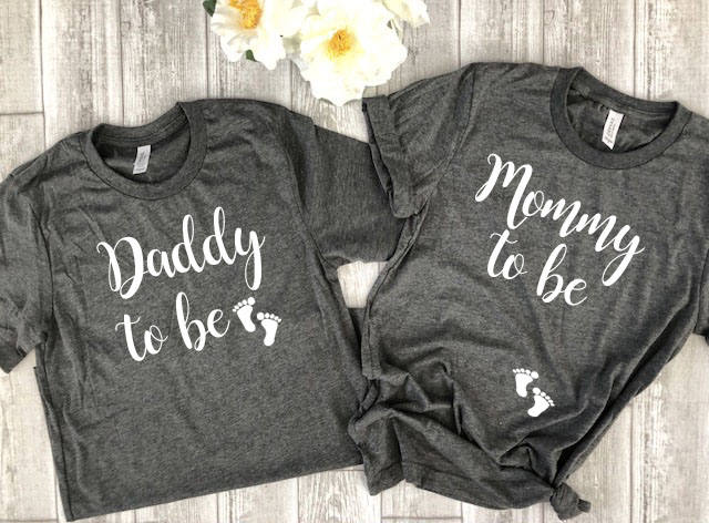 Daddy To Be Shirt - Mommy To Be Shirt - Expecting Shirts - Pregnant Shirt - New Dad Shirt - Announcement Shirts - Pregnancy Couples Shirts