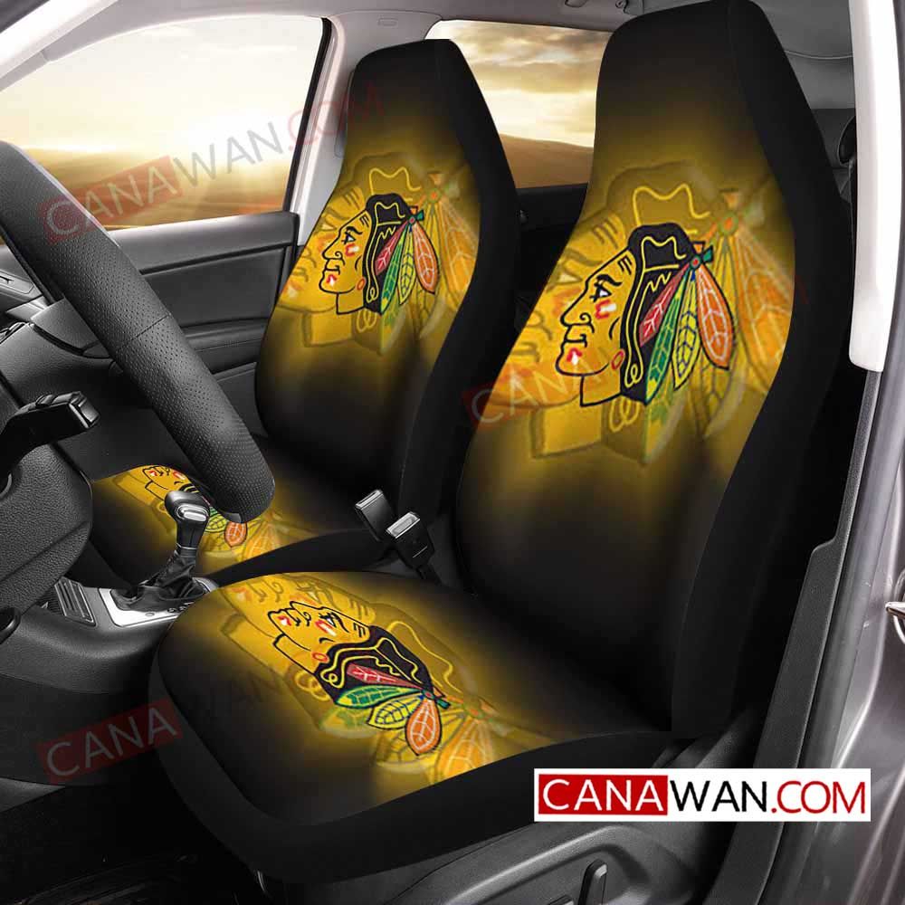 Chicago Blackhawks Style033 3D Customized Personalized Car Seat Cover