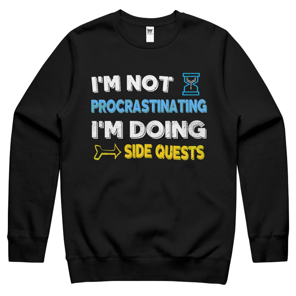 I’M Not Procrastinating. I’M Doing Side Quests Crewneck Sweatshirt