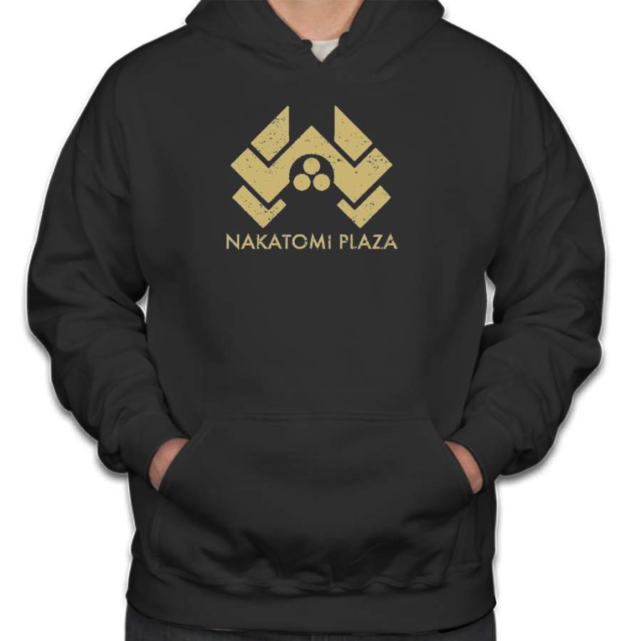 A distressed version of the Nakatomi Plaza symbol Hoodie