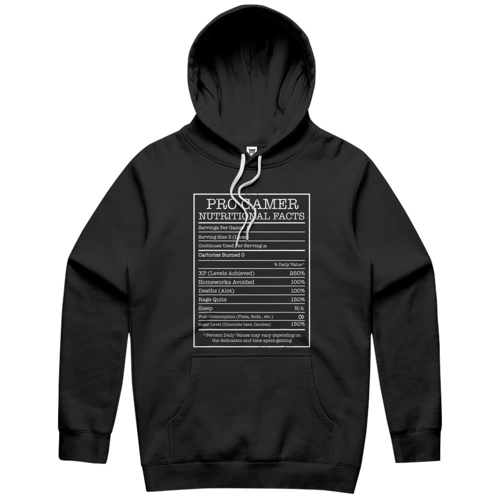 Nutritional Facts Shirt, Gamer Nutrition Facts Shirt, Gamer Nutritional Facts I Gaming I Video Game Gift I Gamer Hoodie