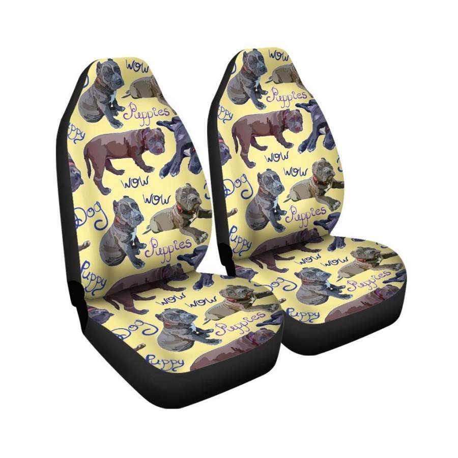 Pitbull Puppy Car Seat Covers