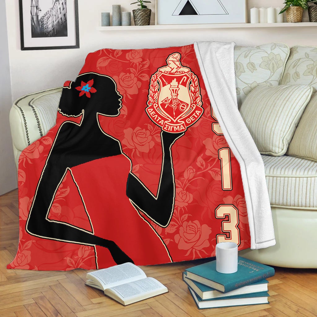 Wonderprint Blanket Delta Sigma Theta Girl Blanket Lt10