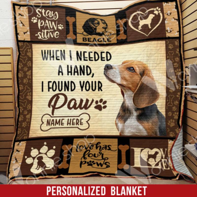 Personalized Beagle Blanket OCT3002 85O34