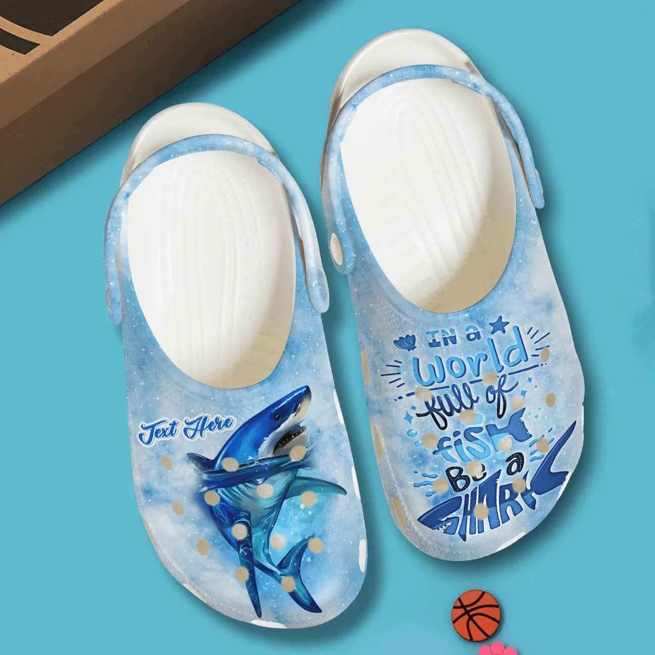 Shark Personalized Clog Custom Crocs Comfortablefashion Style Comfortable For Women Men Kid Print 3D Be A Shark