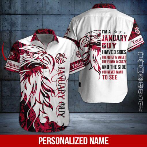 January Guy Custom Name Hawaii Shirt For Men Women Ha25765