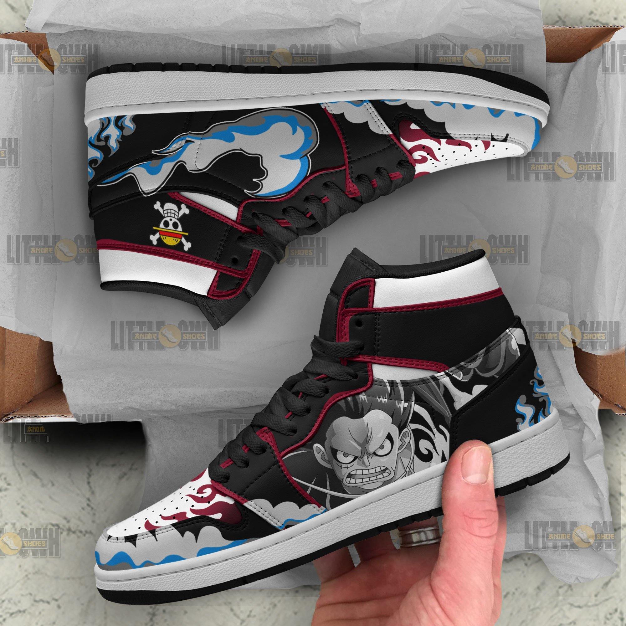 Monkey D Luffy Jd Sneakers Custom One Piece Anime Shoes – Katheri Store