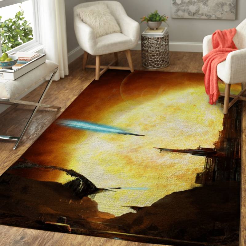 Mercury Futurism  – Space Area Rug Carpet