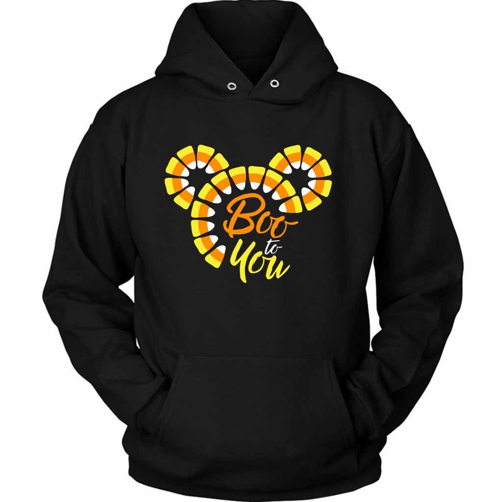 Candy Corn Wishes Boo To You Unisex Hoodie