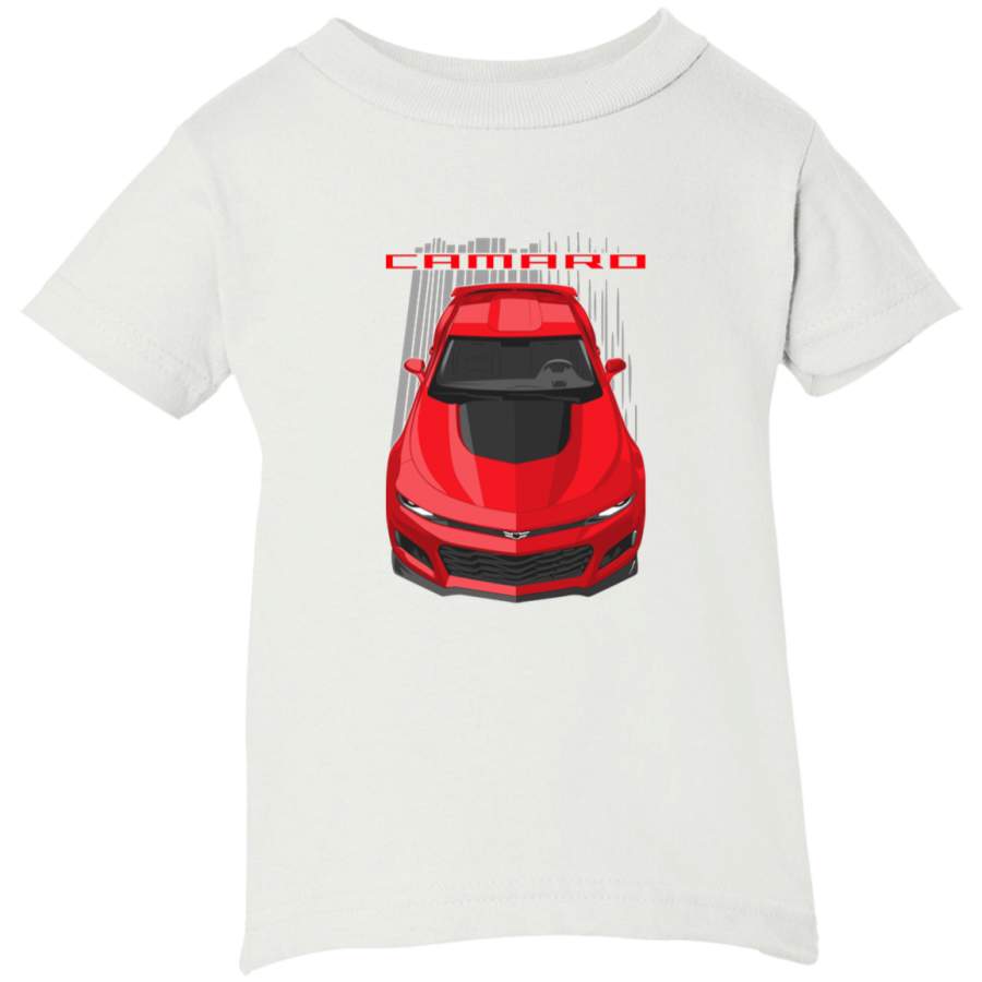 AGR Camaro 6th gen ZL1- Red Infant Short Sleeve T-Shirt