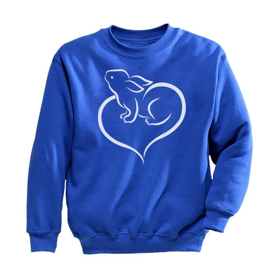 Love Heart Bunny Toddler/Kids Sweatshirt