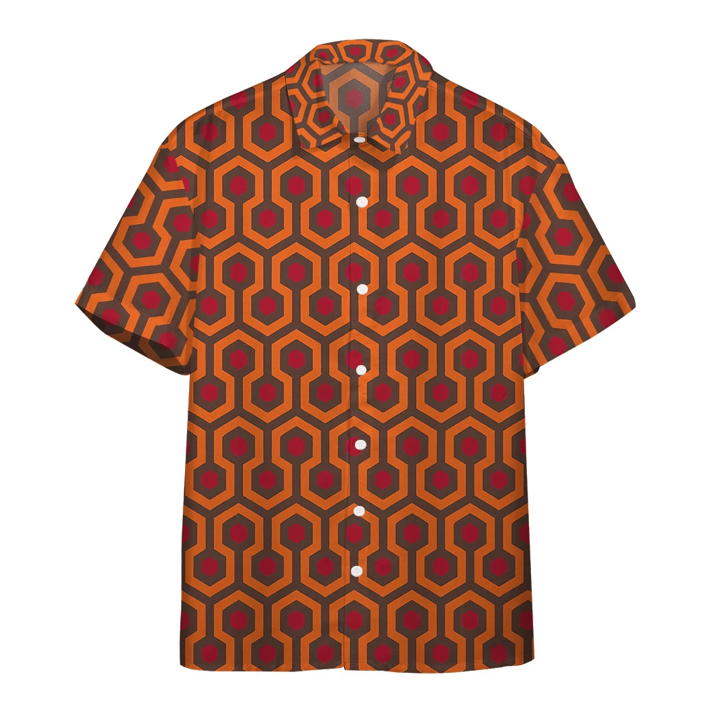 Gearhumans Overlook Hotel Carpet The Shining Custom Hawaiian Shirt Ha63162