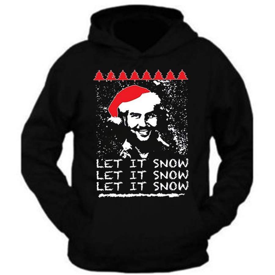 Christmas Hoodie, Pablo Escobar Sweatshirt Santa Hoodie Xmas Hoodie LetIt Snow