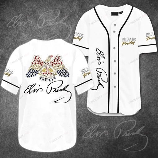 Elvis Presley Baseball Jersey Bbj-E9H1