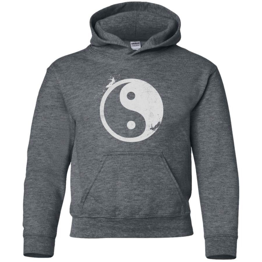 Yin Yang Surfer Youth Hoodie