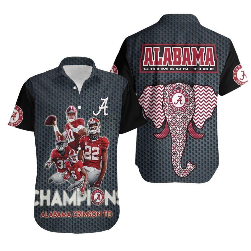 Beach Shirt Alabama Crimson Tide Champions Hawaiian Shirt