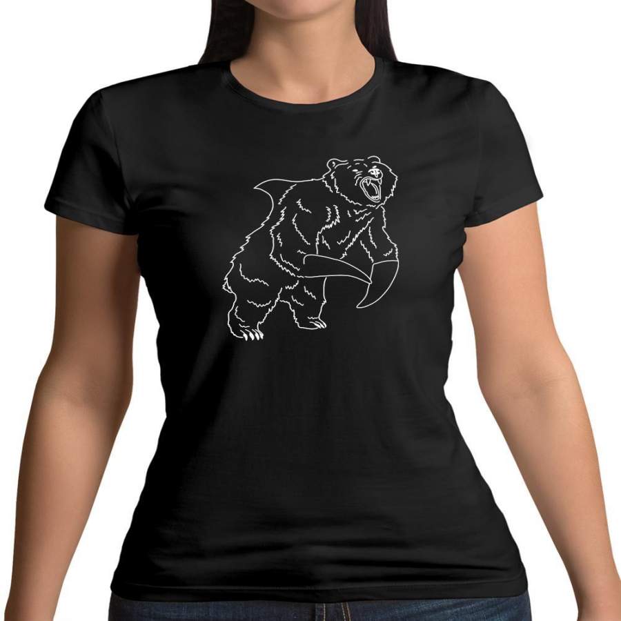 Bear Shark Womens T-Shirt