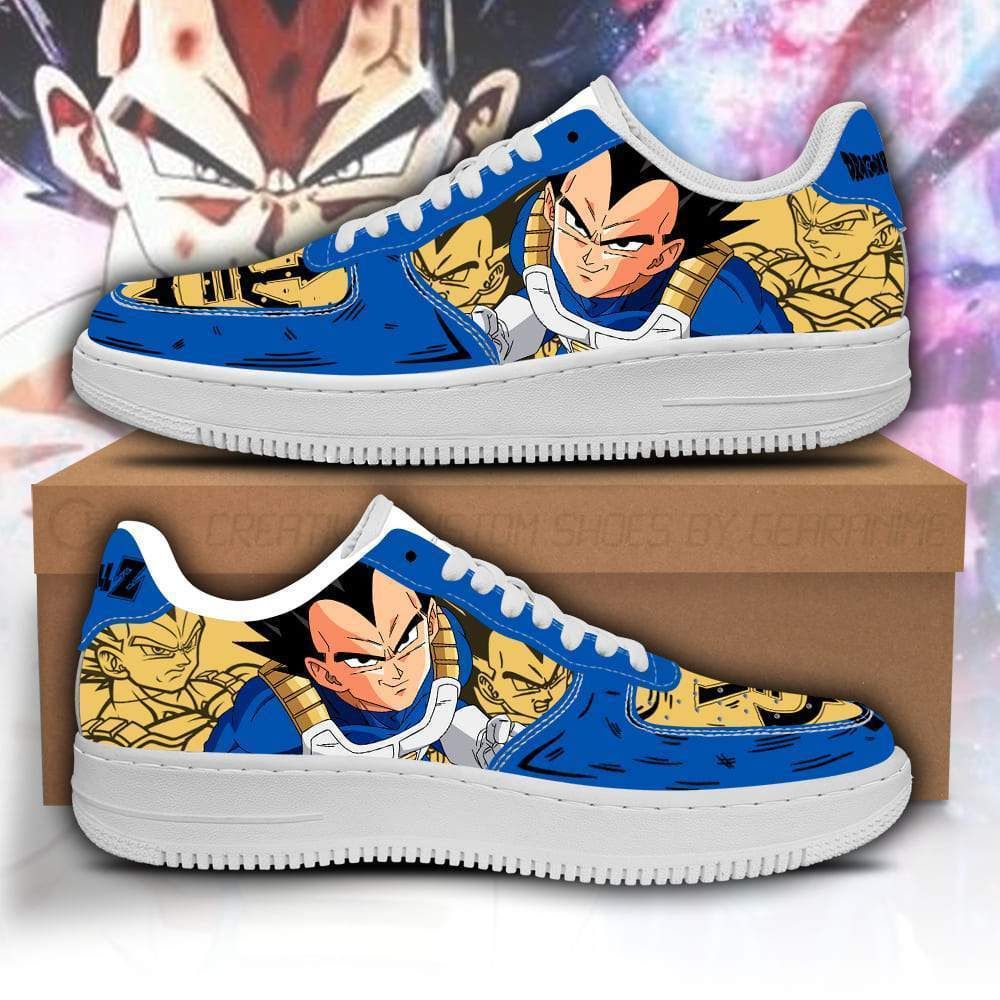 Vegeta Air Sneakers Custom Dragon Ball Anime Shoes Unisex Men Women