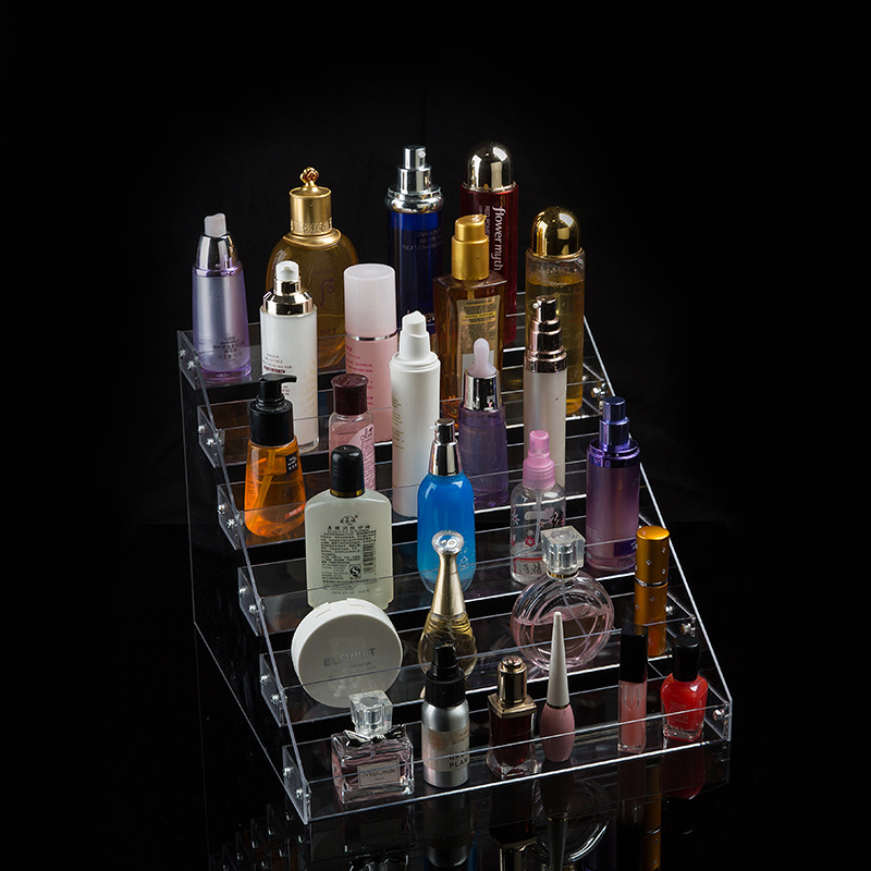 Widen Acrylic Perfume Nail Polish Display Makeup Organizer 1-2-3-4-5-6-7 Layer Manicure Cosmetics Jewelry Display Stand Holder alx