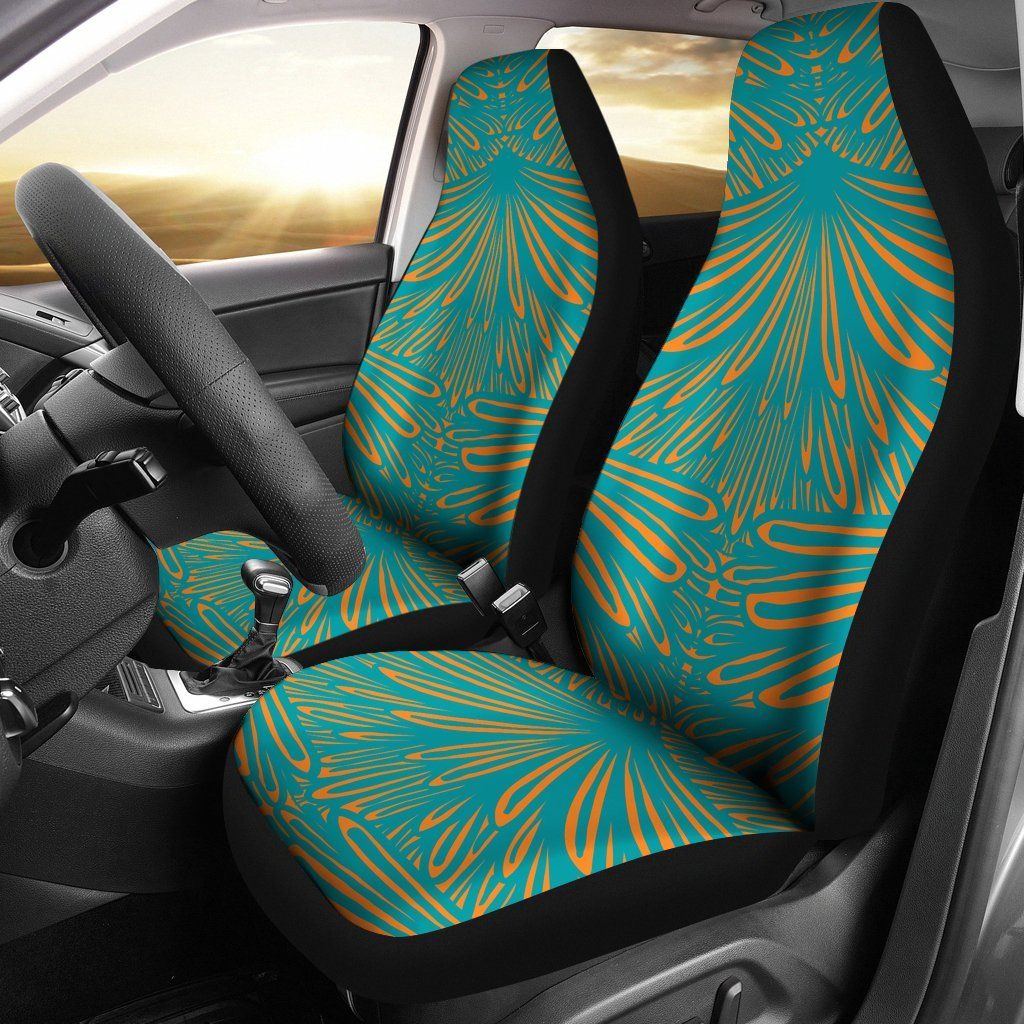 Miami Dolphins Inspired Art Deco Car Seatcovers