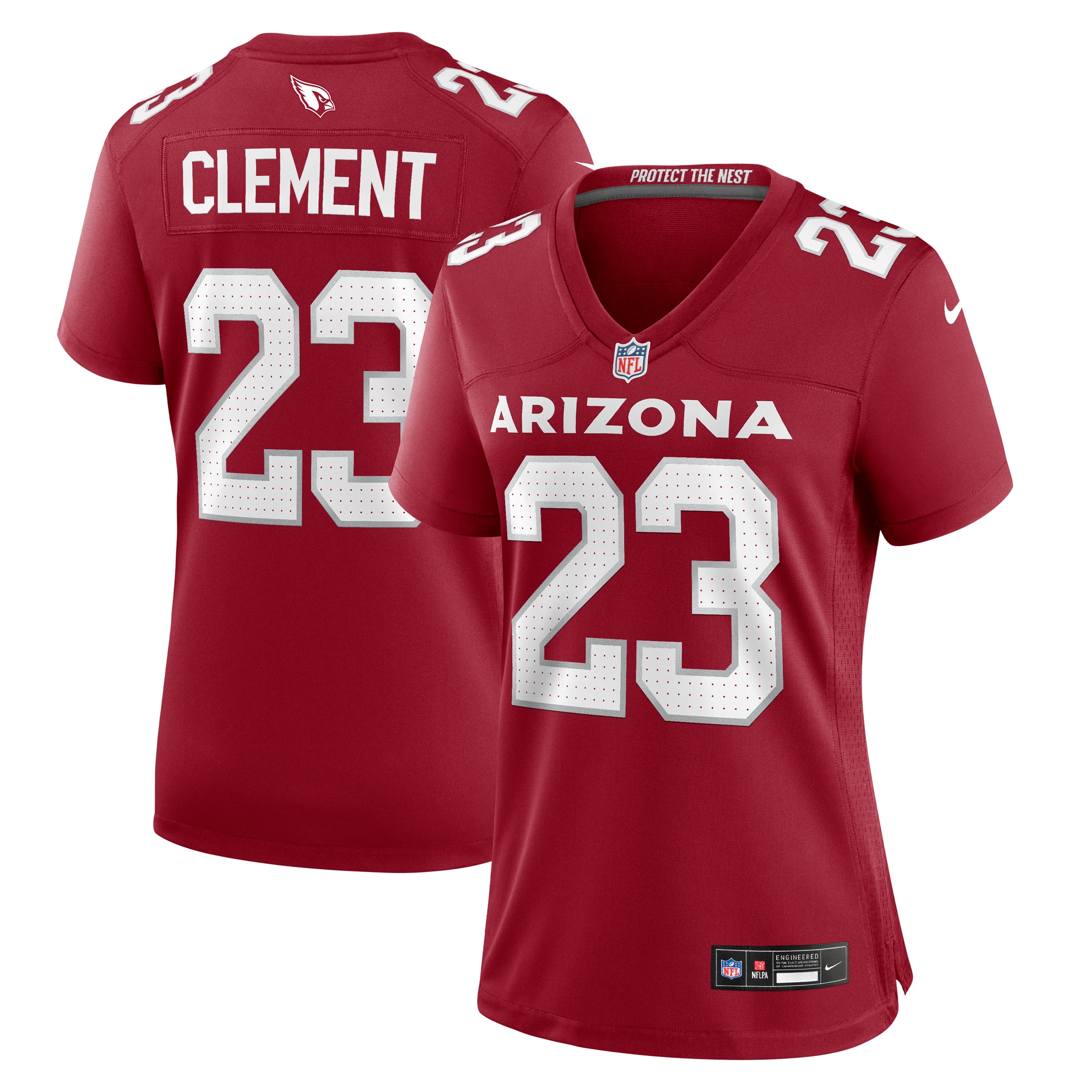 Women’s Arizona Cardinals Corey Clement  Cardinal Team Game Jersey