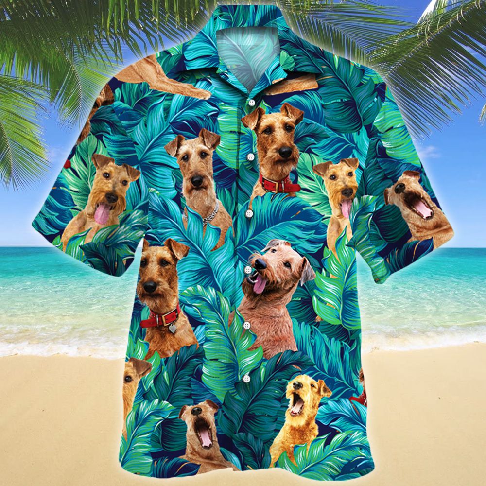 Irish Terrier Dog Lovers Hawaiian Shirt For Aloha Ha7749