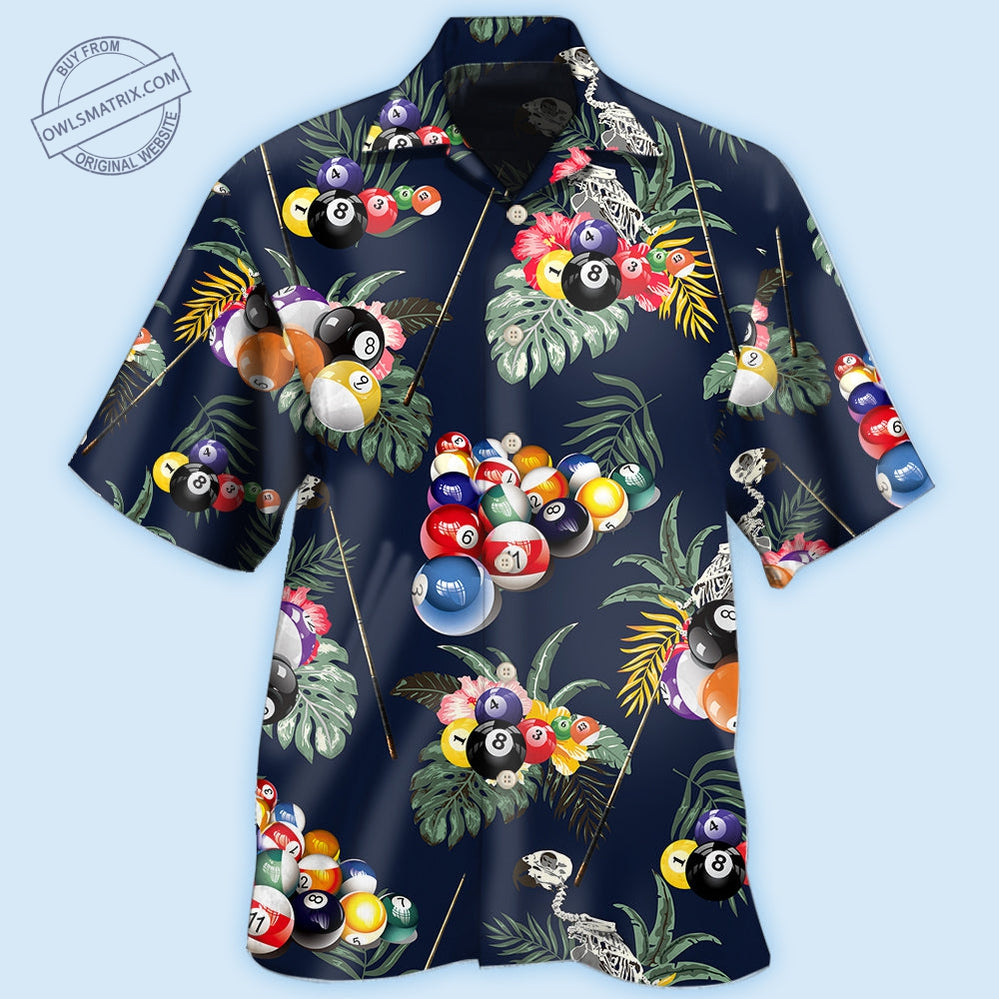 Billiard Tropical Style Hawaii Shirt Ha13155