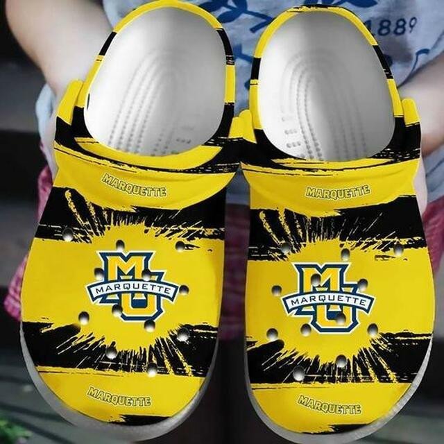 Marquette Golden Eagles Clogs Clogband Clog Comfortable Water Shoes