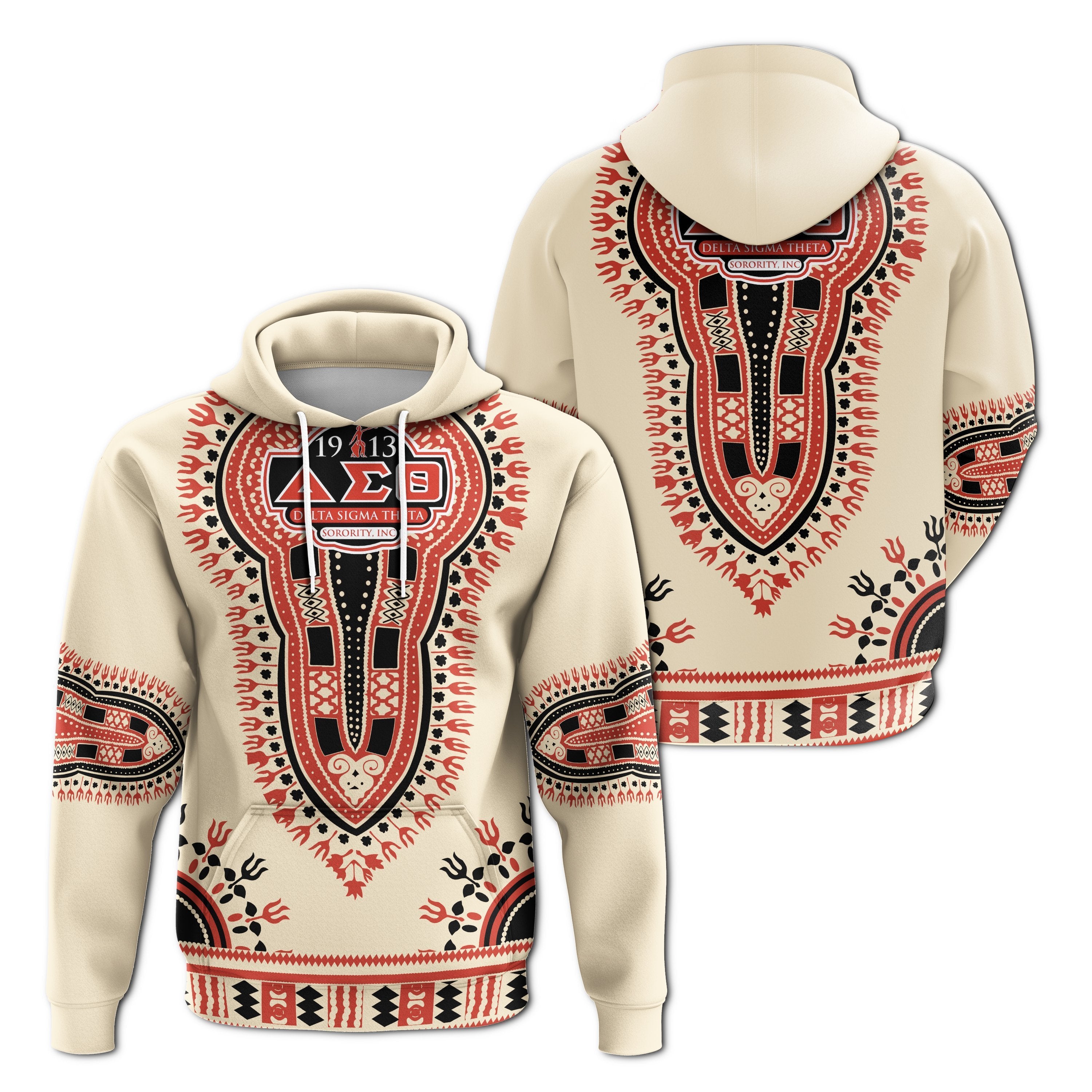 Greek Life Hoodie – Delta Sigma Theta Dashiki Pullover